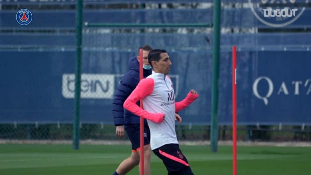 Focus on Angel DI Maria's training session